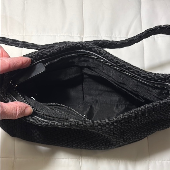 The Sak Black Woven Shoulder Bag - Picture 5 of 9